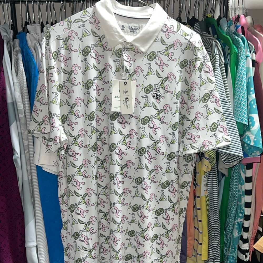 Penguin golf polo